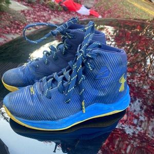 Under Armour Steph Curry 13.5 Dub Nation Youth Royal Blue/Yellow sneaker